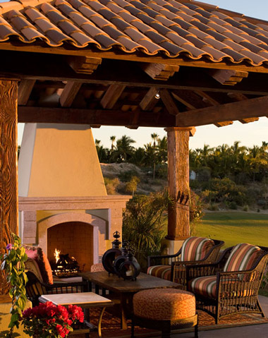 BBQ Pavilion Overlooking Golf Course in Los Cabos